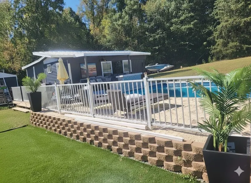 Downtown Poolhouse W/ Gazebo | BBQ | Workspace | - Image 1