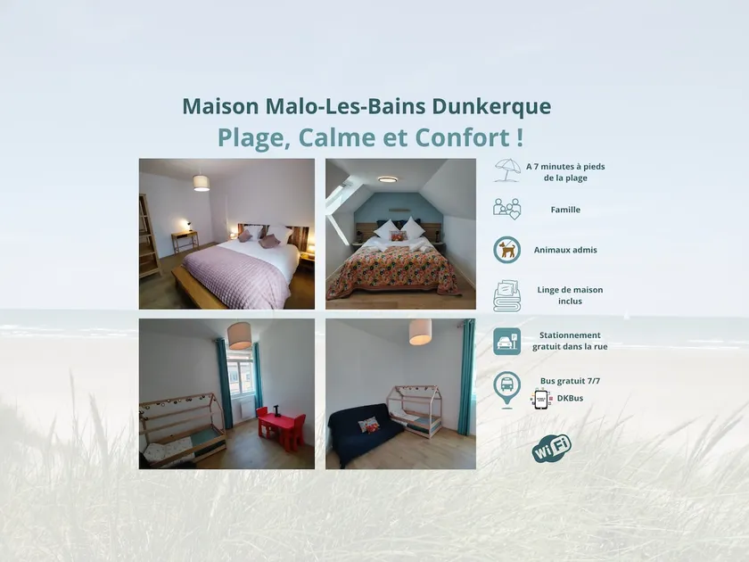 ! Maison Dunkerque: Quiet, close to Malo Beach! - Image 1