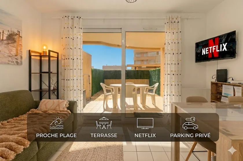 Le Sirocco - Parking - 2-minute walk to the beach - Image 1
