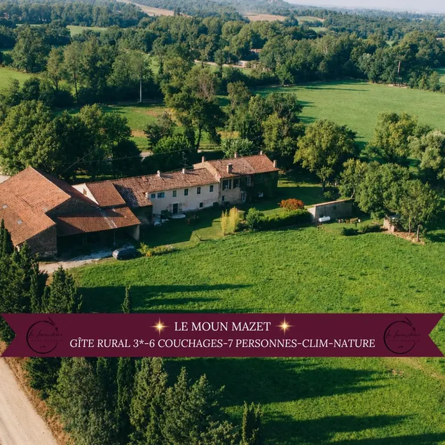 Le Moun Mazet gîte rural 3 étoiles, CLIM, Nature, 6 personnes - Image 1