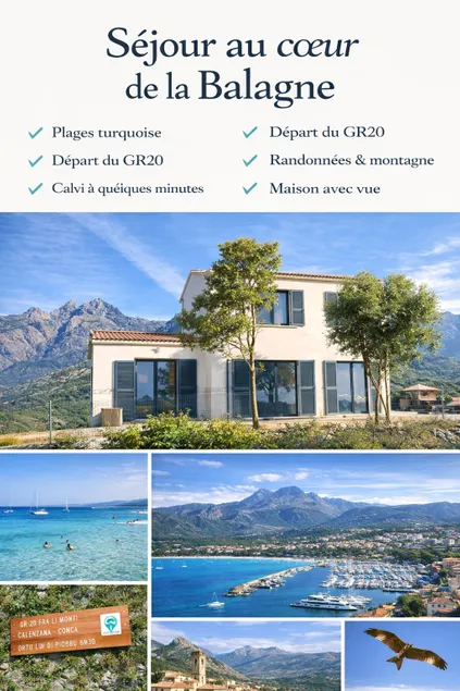 New Villa - Sea & Mountain View - Near Calvi - Image 1