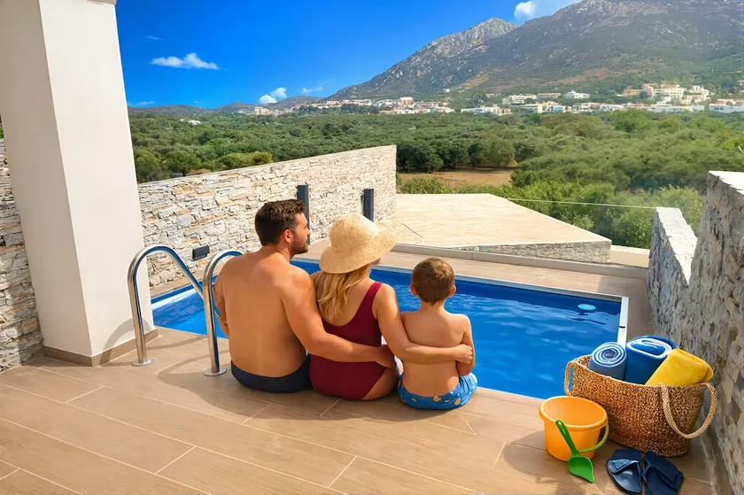 Istron Maisonettes with private pool - Image 1
