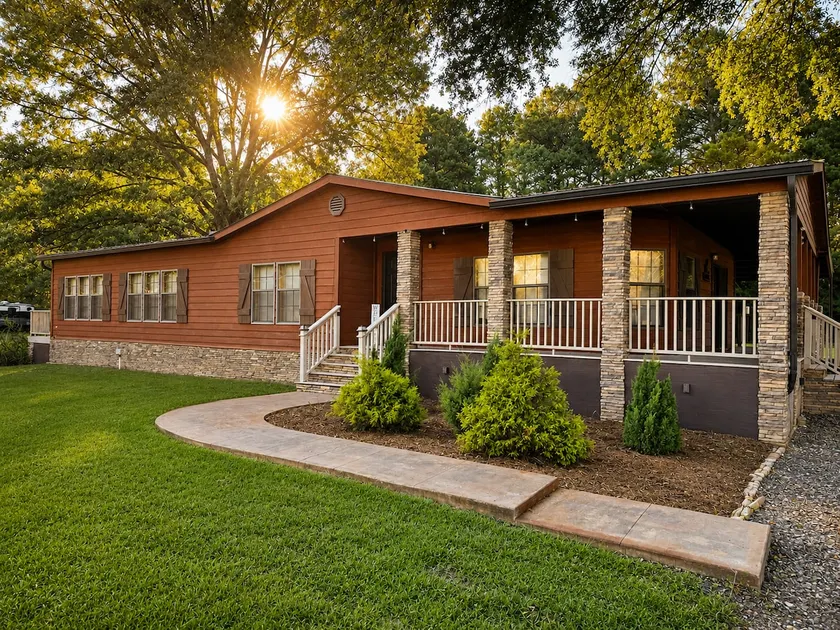 Lakeside Glamping Cabin - King Bed, Pool & Firepit - Image 1