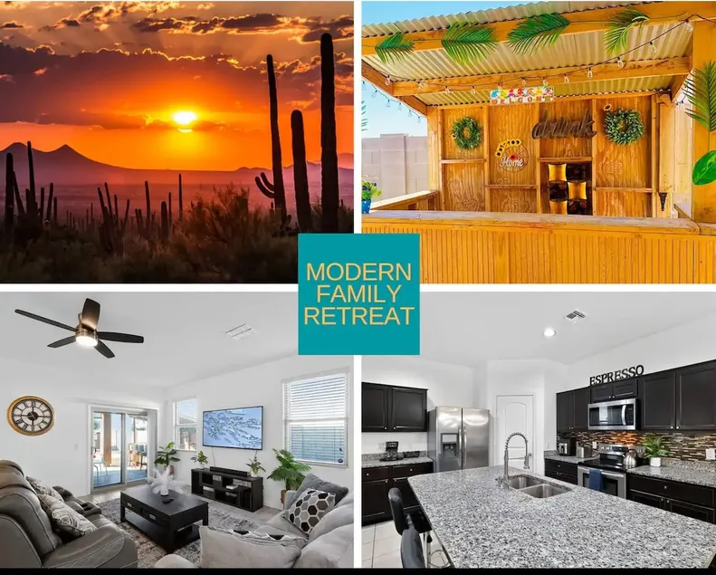 Tropical Desert Oasis Phoenix 5BR 3Bath with Outdoor Tiki Bar & BBQ - Image 1