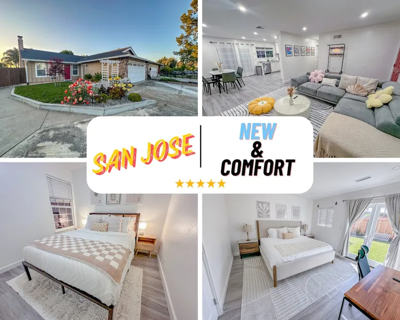 San Jose Enchanted Stay: 4BR Modern Home - Image 1