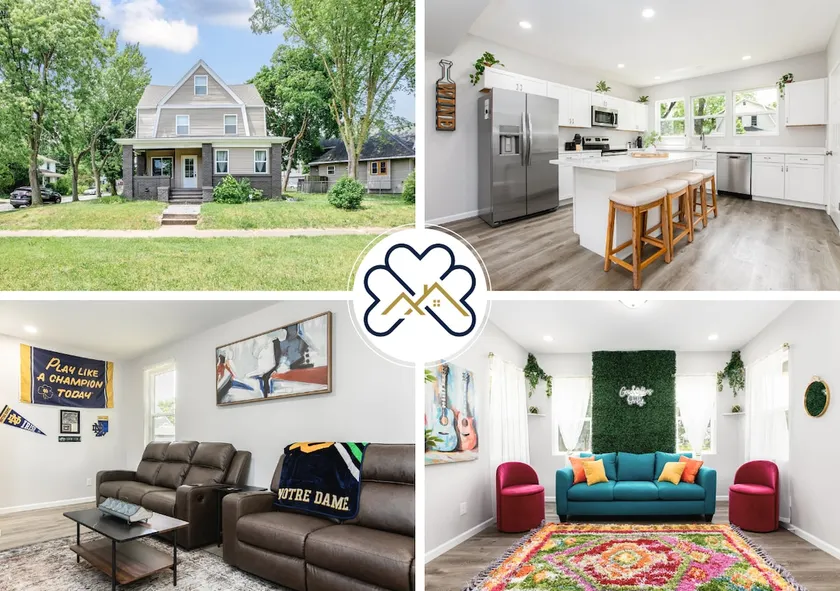 Victory Villa - 5 BR 5 Min From Campus<>ND Living - Image 1