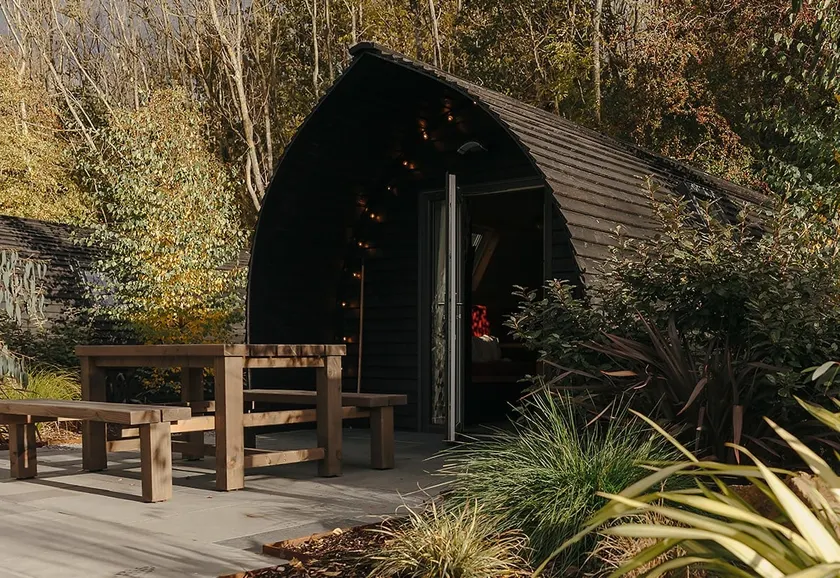 Modern Cabin with Wood Fired Hot Tub - Image 1