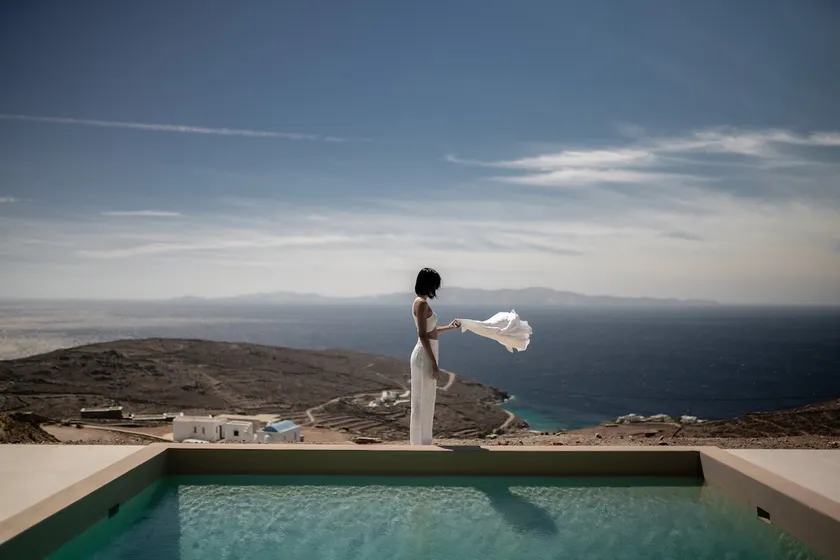 Homatinos Villa, a SeaView Sanctuary with 2 Pools, By ThinkVilla - Image 1