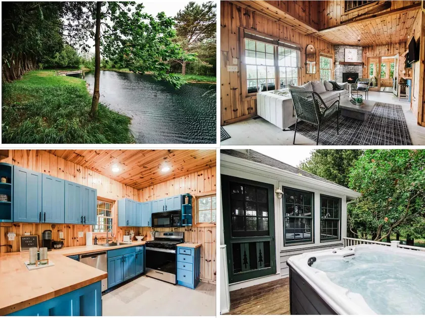 Modern Pondside Retreat W/ Hot tub - Image 1
