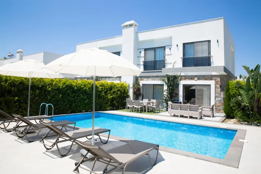 Detached villa with private pool and free transfer - Image 1