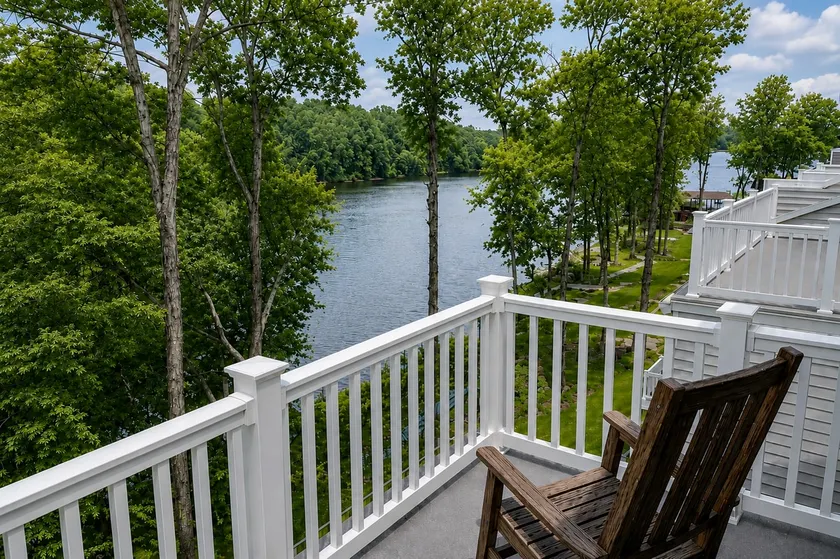 Charming lakefront retreat with game room and covered dock access - Image 1