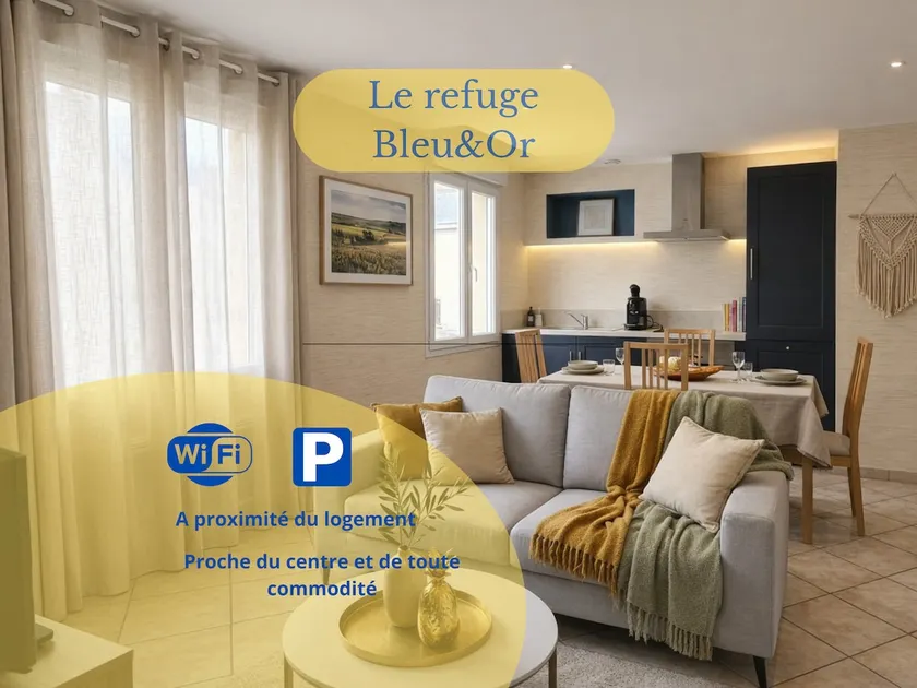 The Blue&Gold refuge – Close to the center – Wifi – Parking - Image 1