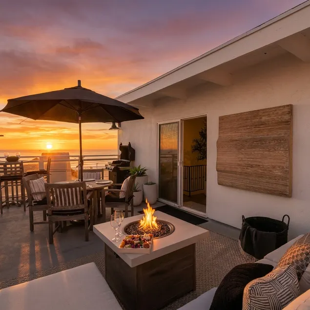 Oceanview Luxe Home | Steps to the Strand | Bikes - Image 1
