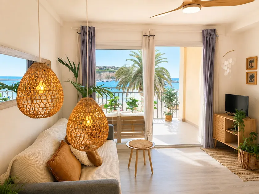 Ocean views, beachfront, terrace and parking - Image 1