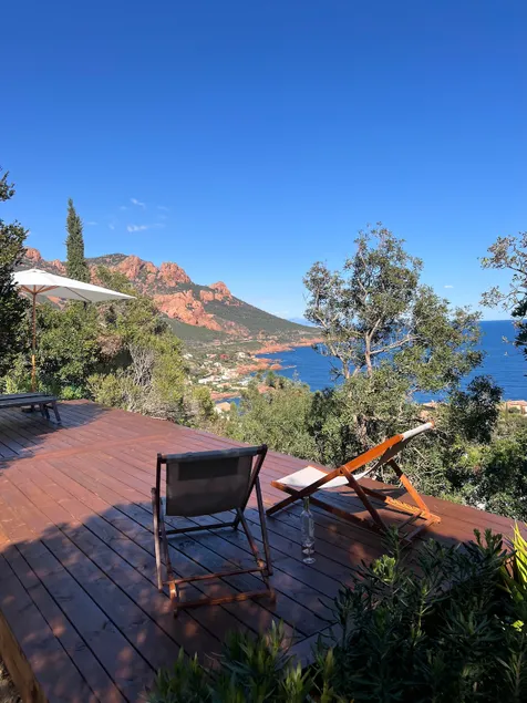 Bohème Beach Villa with seaview & private garden, Antheor - Image 1