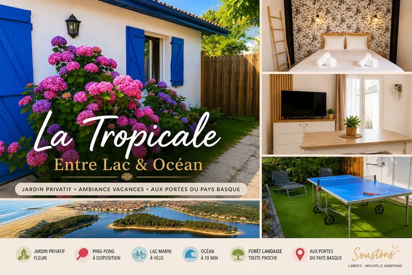 La Tropicale - Terrasse Privée Entre Lac & Océan- C' LA VIEconciergerie - Image 1
