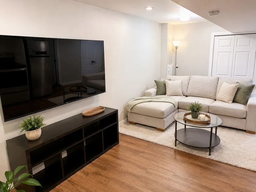 Bright 2BR Apt near Downtown | Free Parking |Bsmnt - Image 1