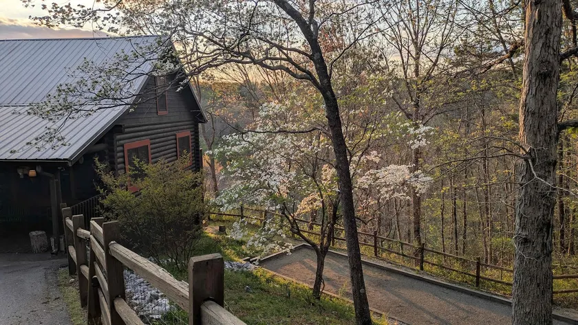 Spacious Soque Riverfront Mountain Log Cabin - Image 1