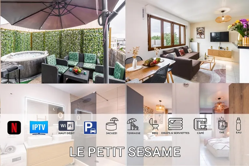 Le P'ti Sésame 15'PARIS-Spa•Terrace•Parking•6 people - Image 1