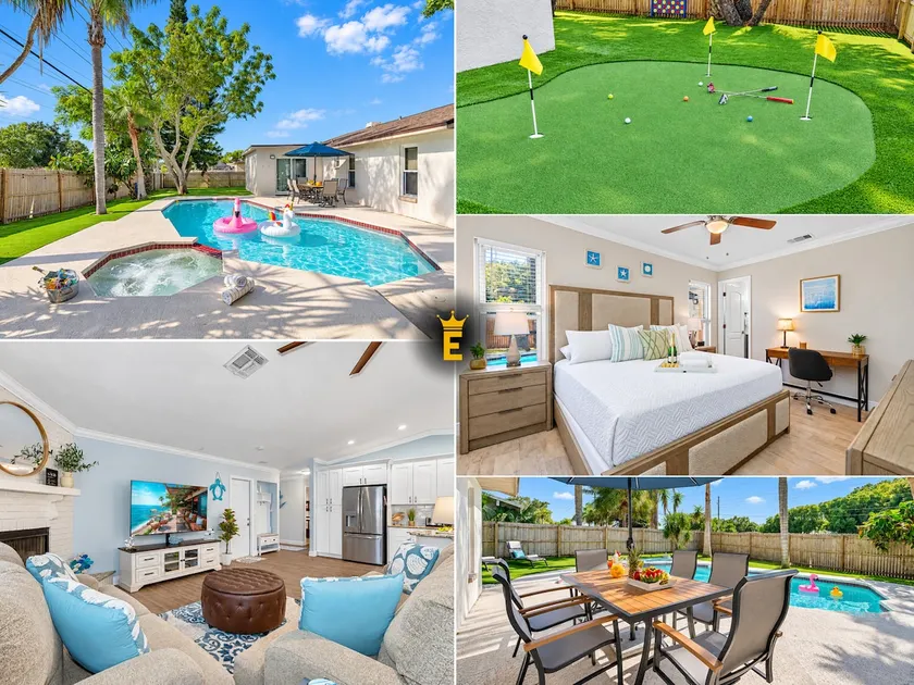 Palm Harbor Oasis: Luxe Spa & Pool Retreat - Image 1