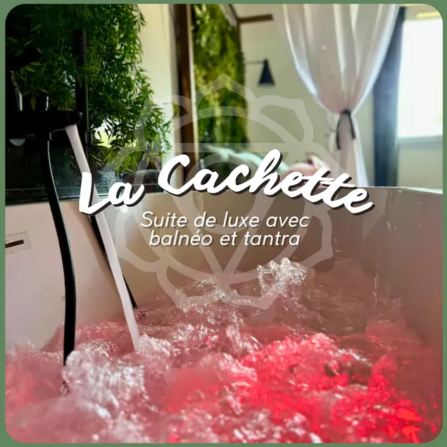 La Cachette • Air conditioning, hot tub & tantra - Image 1