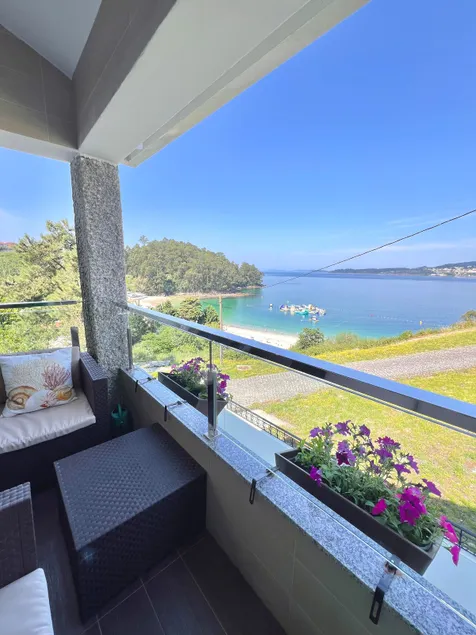 Terrace with ocean views · Playa de Mogor - Image 1