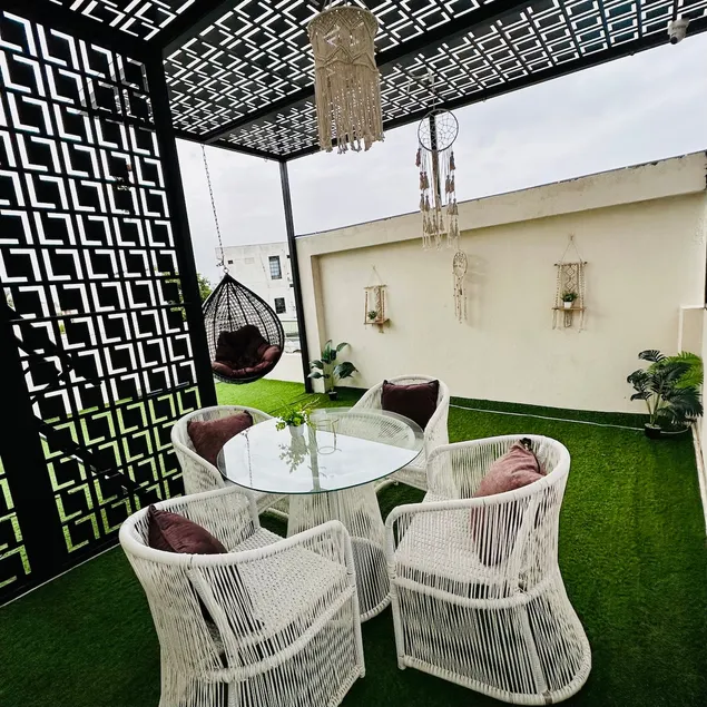 Villa in Sanikpuri: TT/Home theatre/Terrace-garden - Image 1