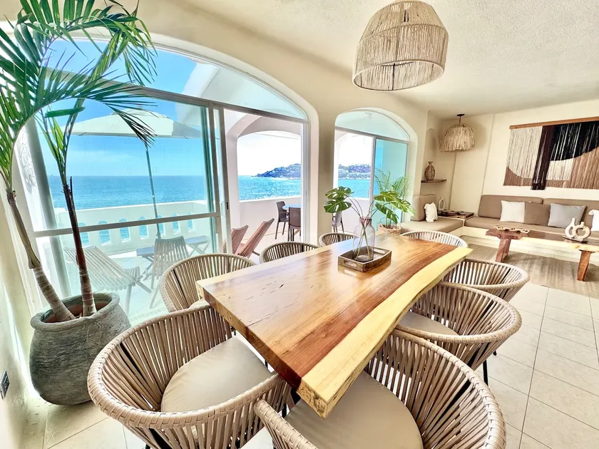 Beach front, big pool, terrace, A/C WiFi - Image 1