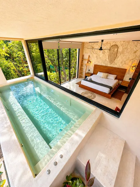 Ja'abin jungle apartment with private jet pool - Image 1