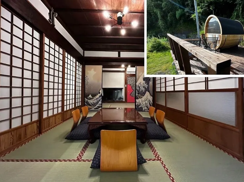 It's just like the world of Totoro from the Ghibli movie! A modern old house for rent! Highland wood deck BBQ 1 minute from the sea - Image 1