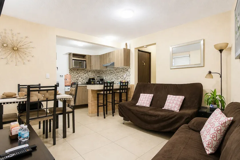 CDMX Airport GNP Stadium Forosol Family apartment - Image 1