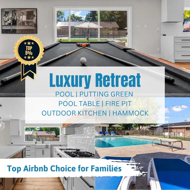 Luxury Oasis w/ Pool & Putting Green• Sleeps 8 - Image 1