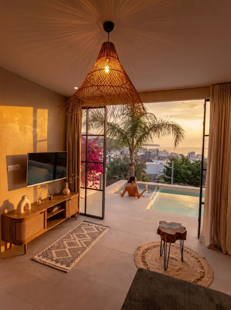 Sunset Sea View Villa • Private Pool & Jacuzzi - Image 1