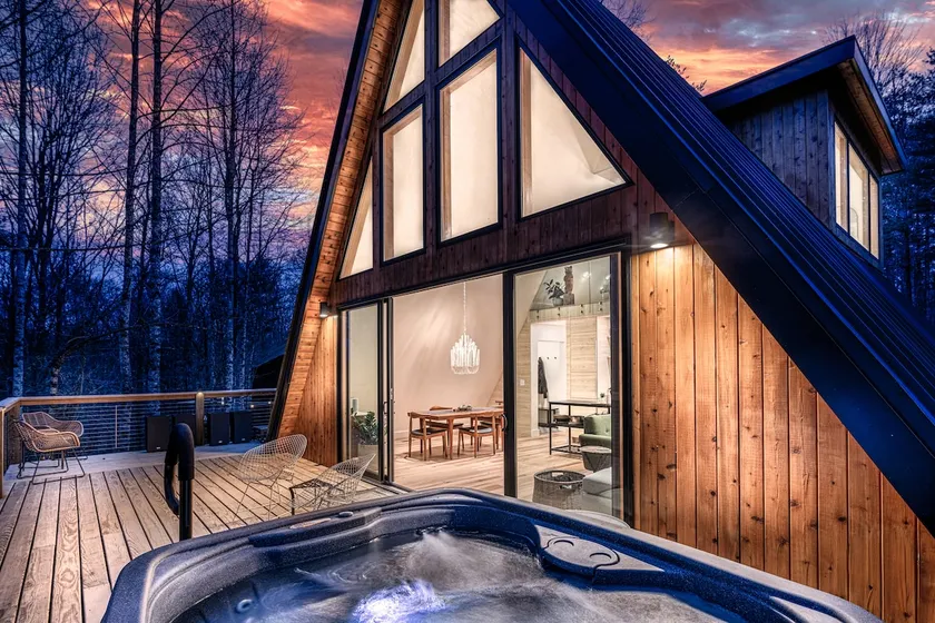 Architect A-Frame · Hot Tub · Red River Gorge - Image 1
