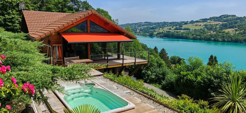 SEEBLICK romantic chalet spa lake view - Image 1
