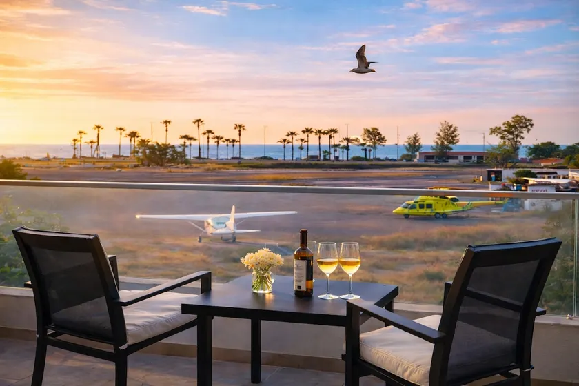 Bright and terrace with a view of the beach - Image 1