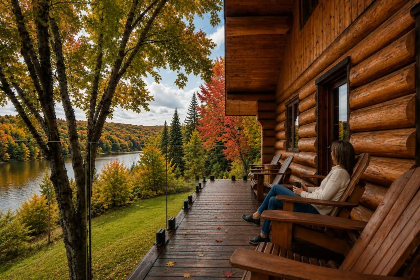 Chalet l 'Inspiration with private beach - Image 1