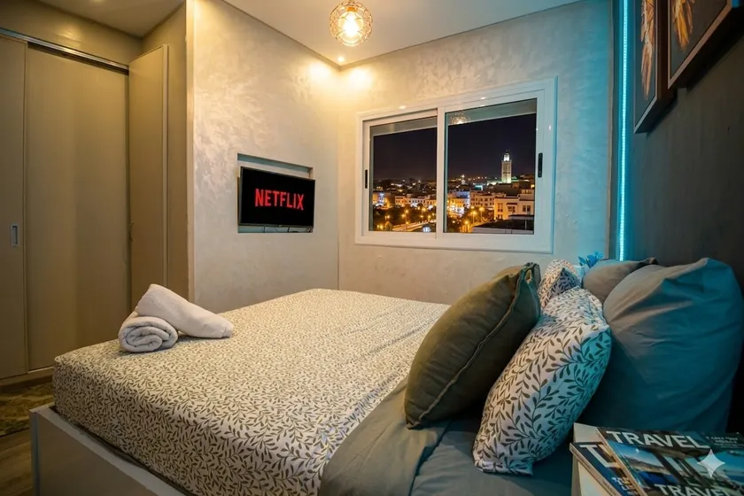 2-Bedroom Chaouen | Train station very close, air conditioning, fiber optic Internet, parking - Image 1