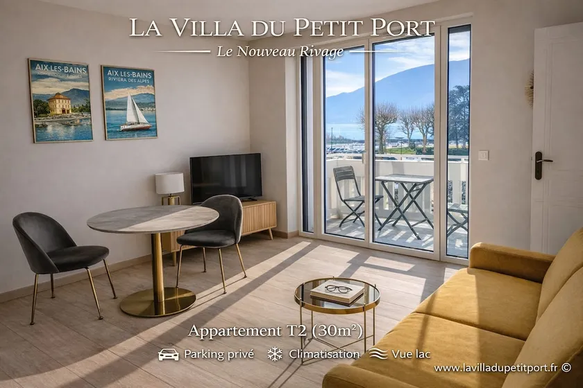 Le Nouveau Rivage - 2-room 30 m² / air conditioning / parking - Image 1