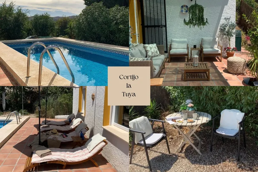 4p house swimming pool fenced garden hiking & mountain view - Image 1