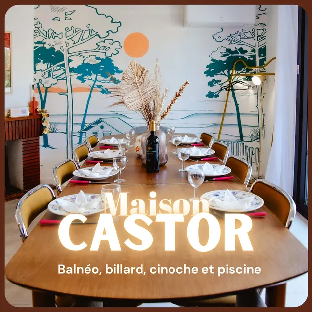 *La Maison Castor* Swimming pool, pool table and air conditioning - Image 1