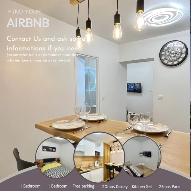 New,cozy and Central apartment (Disneyland, Paris) - Image 1
