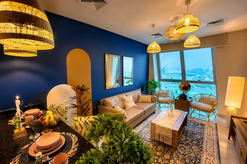 stylish at Pearl, 2 BR, pool, parking and sea view - Image 1