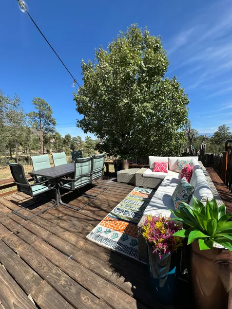 Deck View | 3BR | Near Ski Hill, Golf Course, LANL - Image 1