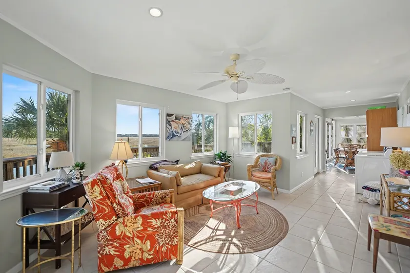 Marsh views with dock and pool! - Image 1