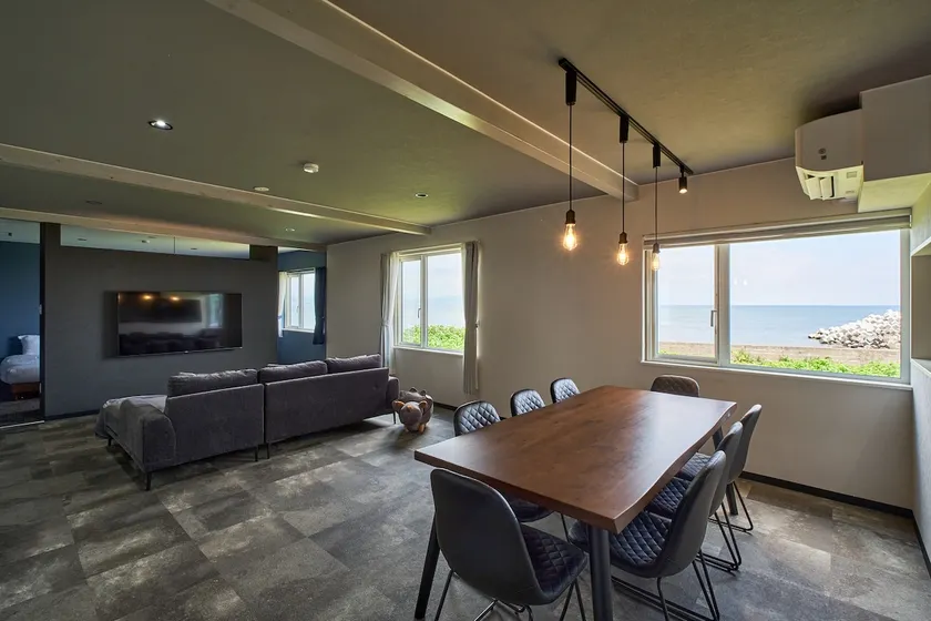 Overlooking Hakodate's mountains and sea from here; villa with terrace; maximum capacity of 8 guests - Image 1