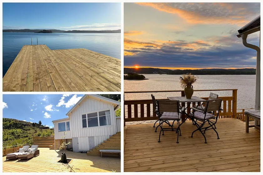 Luxury front row cottage with private jetty - Image 1