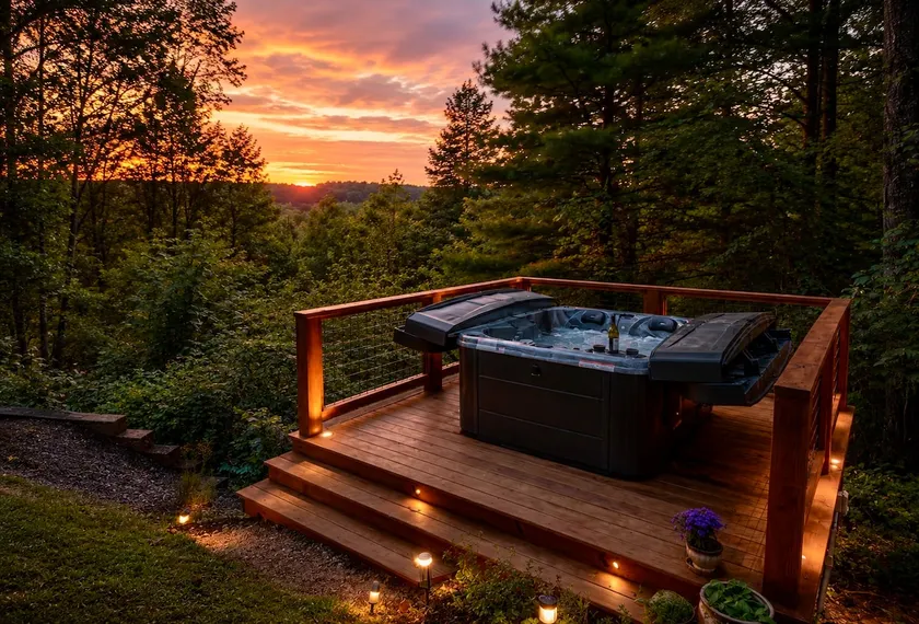 Hot Tub+Fire Pit~Boho Mtn Vibe'z~3 mins to BRP! - Image 1
