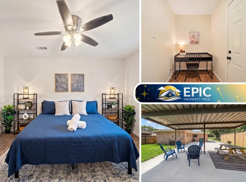 3 Br Coastal Seabrook Home : BBQ • Patio • Beach - Image 1