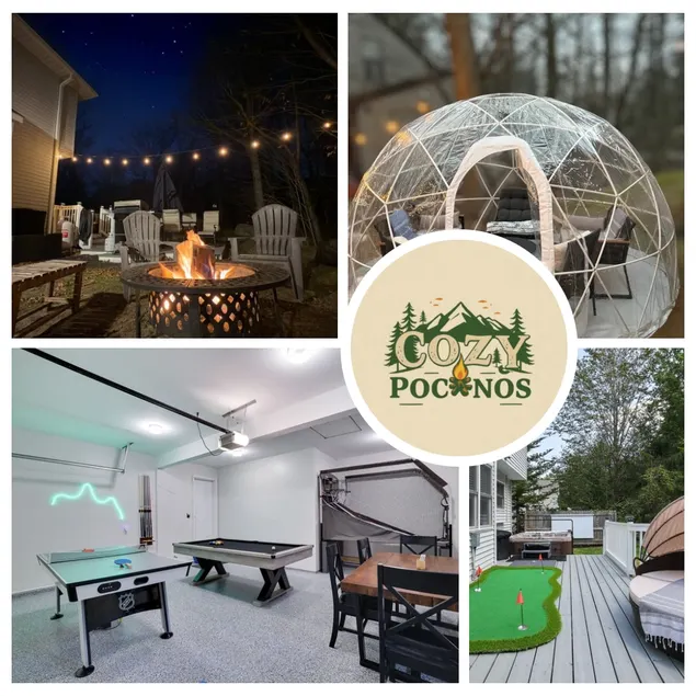 Cozy Poconos Retreat Hot tub, Game room and igloo - Image 1